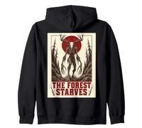 La Foresta affama Dark Stag Wilderness Horror Felpa con Cappuccio