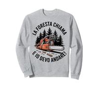 La Foresta Chiama e Io Devo Andare Tree Design Felpa