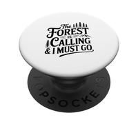 La foresta chiama l'avventura amante della natura PopSockets PopGrip Adesivo