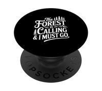 La foresta chiama l'avventura amante della natura PopSockets PopGrip Adesivo