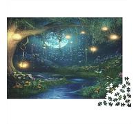 La foresta magica Puzzle 1000 Pezzi In Incastro Perfetto, Un Premium Jigsaw Puzzle Per Art-terapia, Ideale Per Serata Giochi in Scatola, Regalo Per La Pensione 52x38cm/1000pcs