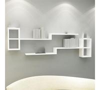 La Forma Geometrica della libreria a Parete può Essere combinata Liberamente, Lo stoccaggio delle partizioni, Il Robusto portante, la Semplice mensola a Muro,N(Size:1.6m)