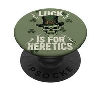 La fortuna è per gli eretici gotico scheletro irlandese PopSockets PopGrip Adesivo
