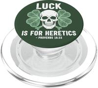 La fortuna è per gli eretici Shamrock Faith PopSockets PopGrip per MagSafe