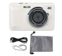 La fotocamera digitale MTLavishishishishing 4K 64MP rivoluziona la tua esperienza fotografica con AutoFocus 18x Digital Zoom da 2,8 pollici Schermo Design compatto ideale per i (Bianco)