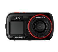 La fotocamera digitale portatile XJ07 per bambini dispone di tecnologia di messa a fuoco automatica e registra in alta definizione a 2 5K risoluzione (nero)