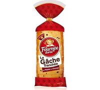 La Fournée Dor ée La Gâche affettato con pepite di cioccolato, 500 g (confezione da 1)