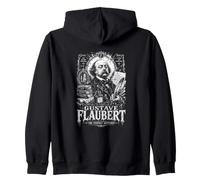 La Frase Perfetta Citazione di Gustave Flaubert Felpa con Cappuccio