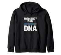 La frequenza è il mio ingegnere audio del DNA Felpa con Cappuccio