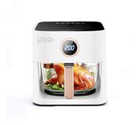 La Friggitrice Ad Aria Ha Una Grande Capacità Di 6 Litri E Un Design Visivo Della Pentola In Vetro For Una Frittura Sana Senza Olio O Fumo.