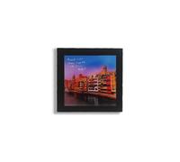 LA FUCINA DEI PENSIERI Quadro Motivazionale FORMACOLORI [Nero] [25x25 cm] Frasi Motivazionali Crescita Personale (italiano)