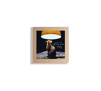 LA FUCINA DEI PENSIERI Quadro Motivazionale LUCE [Havana] [25x25 cm] Frasi Motivazionali Crescita Personale (italiano)