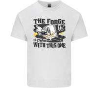 La Fucina Del Fabbro È Forte Con Questo T-Shirt Per Bambini