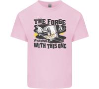 La Fucina Del Fabbro È Forte Con Questo T-Shirt Per Bambini