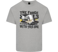 La Fucina Del Fabbro È Forte Con Questo T-Shirt Per Bambini