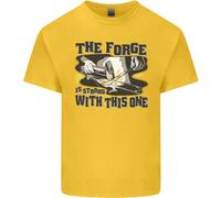 La Fucina Del Fabbro È Forte Con Questo T-Shirt Per Bambini