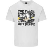 La Fucina Del Fabbro È Forte Con Questo T-Shirt Per Bambini