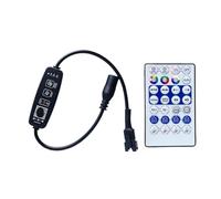 La funzione musicale del controller Pixel RGB è adatta for l'espansione della striscia indirizzabile U DC 5V 12V 24V WS2811 WS2812B SK6812 RGBW(DC 2Key with Remote)