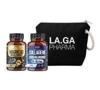 LA.GA Bundle Bellezza & Energia - Collagene + Magnesio + Pochette Omag