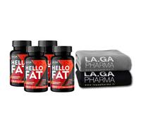 LA.GA Offerta Peso Forma 4x HelloFat + Asciugamano Omaggio 240 St