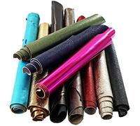 LA GARZARARA - Ritagli di Pelle Colori Vari - Minimo 25x20 cm Massimo 40x40 cm -1 kg - Selezione Casuale per Artigianato Cucito e Creazioni Handmade - Laminati e Non, Rifiniture Varie - LAG31