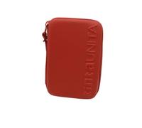 La Gazza Astuccio Tinta Untia ONE TIME Completo a 3 scomparti 1 zip - New 2025/2026 (ROSSO SPENTO)