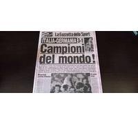 LA GAZZETTA DELLO SPORT ANASTATICA "CAMPIONI DEL MONDO "1982