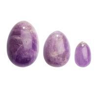 La Gemmes Yoni - Set di Palline Geisha - Ametista (3 pezzi)