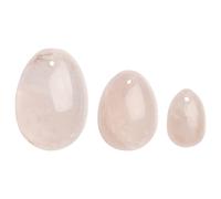 La Gemmes Yoni Egg Set Rose Quartz L-M-S