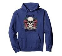 La Generazione X Badass Generation Prima Che nascessero Le femminucce Funny Skull Felpa con Cappuccio