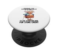 La gente dice che invecchiare è un dono che vorrei restituire il mio PopSockets PopGrip Adesivo