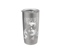 La gente dice che mi comporto come se non mi importasse che non fosse una ragazza Bicchiere termico in acciaio inox doppia parete