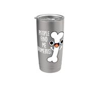 La gente mi trova Humerus Funny Bone Pun Bicchiere termico in acciaio inox doppia parete
