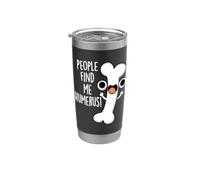 La gente mi trova Humerus Funny Bone Pun Bicchiere termico in acciaio inox doppia parete