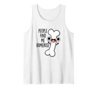 La Gente Mi Trova Humerus Funny Bone Pun Canotta