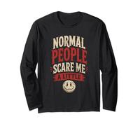 La Gente Normale Introvert Umoristico Maglia a Manica