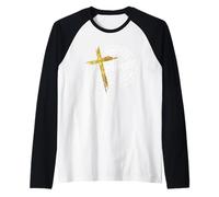La gentilezza Cambia Tutto Cross Design Maglia con Maniche Raglan