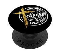 La gentilezza cambia tutto Cross Design PopSockets PopGrip Adesivo