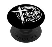 La gentilezza cambia tutto Tema Croce PopSockets PopGrip Adesivo
