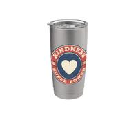 La gentilezza è il mio superpotere Retro Vintage Gentilezza Consapevolezza Bicchiere termico in acciaio inox doppia parete
