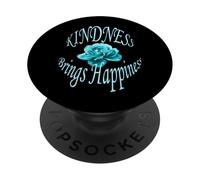 La gentilezza porta felicità con Aqua Rose PopSockets PopGrip Adesivo