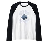 La gentilezza porta felicità design con rosa grigia Maglia con Maniche Raglan