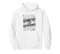 La Geometria è Il Mio superpotere Amante della Matematica Felpa con Cappuccio