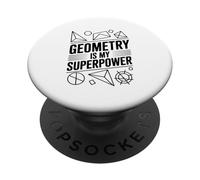 La geometria è il mio superpotere amante della matematica PopSockets PopGrip Adesivo