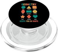 La geometria ti mantiene in forma scherzi divertenti per la scuola per i bambini PopSockets PopGrip per MagSafe