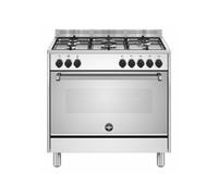 LA GERMANIA AMN965EXV/24 CUCINA 90X60 5 FUOCHI A GAS FORNO ELETTRICO MULTIFUNZIONE INOX