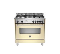 LA GERMANIA AMN965GCRT CUCINA 90CM 5 FUOCHI FORNO A GAS CREMA CL.A+ [EEK: A]