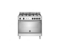 LA GERMANIA AMN965GXV/24 CUCINA 90X60 5 FUOCHI FORNO A GAS VENTILATO - INOX