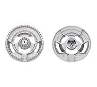 La Germania - Bruciatore Spartifiamma Tripla corona originale Defendi - Ego completo di copertura smaltata nera opaca per cucina piano cottura - DFE102/OP