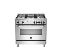 Cucina Libera Installazione - A gas - 90x60cm - Inox - Forno elettrico - 85 lt - La Germania- AMN965EXT/21 - In 2-3 settimane